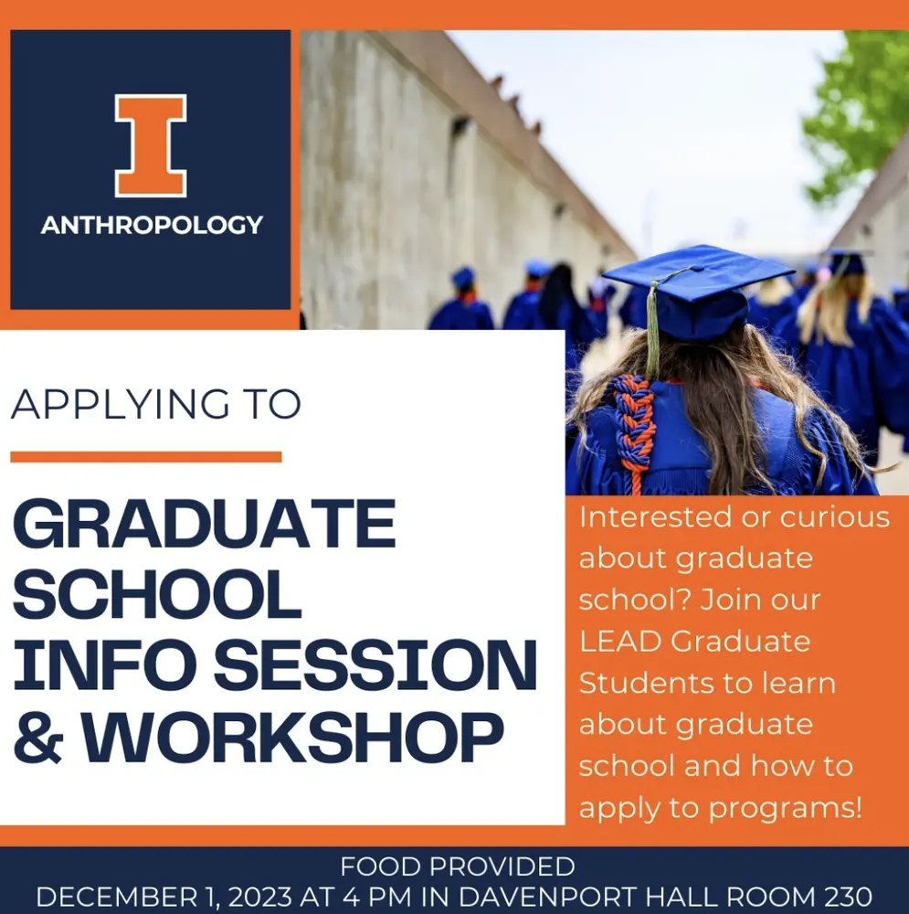 Applying to grad school flier