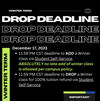 Drop deadline flier