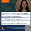 Flyer for Lysette Valdez Convocation Speech 2026